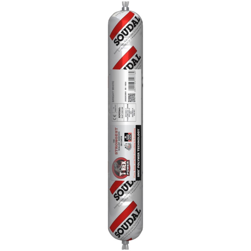 SOUDAL - T-REX POWER FAST GRAB - BRIGHT WHITE - 600ML